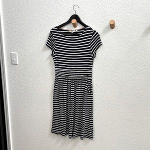 Boden sailor striped dress with pockets